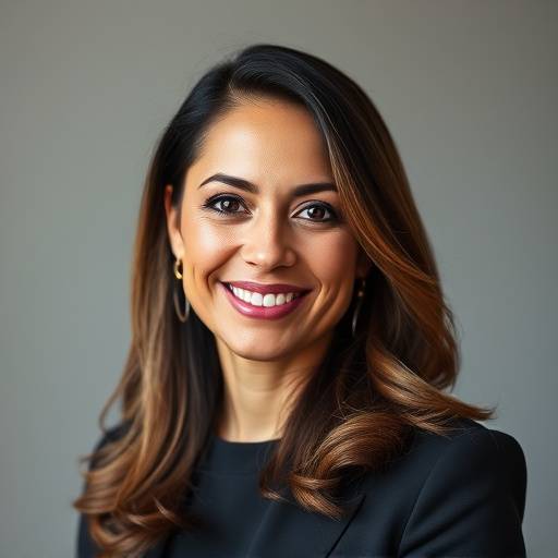 Foto de Fernanda Santos, especialista em comunicaäão e oratória da Academia de Entrevistas Êxito.
